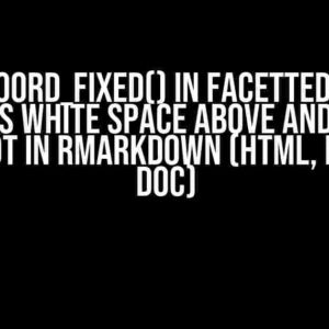 Using coord_fixed() in Facetted ggplot Creates White Space Above and Below the Plot in Rmarkdown (html, Pdf and doc)